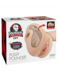 Телесный мастурбатор-вагина Pussy Pounder Squeeze Stroker - Pipedream - в Красногорске купить с доставкой