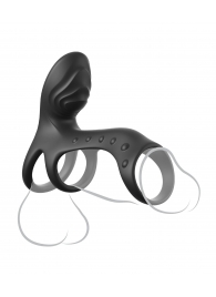 Черная насадка на пенис Ultimate Couples Cage Pro - Pipedream - в Красногорске купить с доставкой