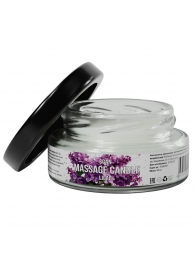 Массажная свеча «Сирень» - 50 мл. - SGAN - купить с доставкой в Красногорске