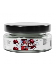 Массажная свеча «Спелая вишня» - 50 мл. - SGAN - купить с доставкой в Красногорске