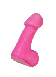 Розовая свеча в форме пениса - 47 гр. - Pecado - купить с доставкой в Красногорске