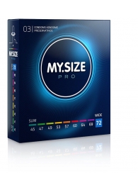 Презервативы MY.SIZE размер 72 - 3 шт. - My.Size - купить с доставкой в Красногорске