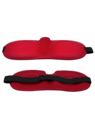 Красная глухая маска на резинке - Sitabella - купить с доставкой в Красногорске