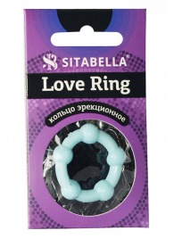 Цветное эрекционное кольцо Love Ring с бусинами - Sitabella - в Красногорске купить с доставкой