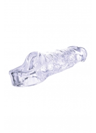 Прозрачная насадка-удлинитель Length Enhancer с подхватом - 16 см. - NMC - в Красногорске купить с доставкой