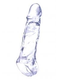 Прозрачная насадка-удлинитель Length Enhancer с подхватом - 16 см. - NMC - в Красногорске купить с доставкой