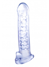 Прозрачная насадка-удлинитель Stretchy Touch - 18 см. - NMC - в Красногорске купить с доставкой