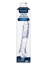 Прозрачная насадка-удлинитель Length Enhancer с подхватом - 22,3 см. - NMC - в Красногорске купить с доставкой