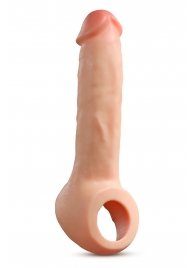 Телесная насадка-удлинитель Thrive 8.75 Inch Realistic Penis Extender Sleeve - 22,2 см. - Blush Novelties - в Красногорске купить с доставкой