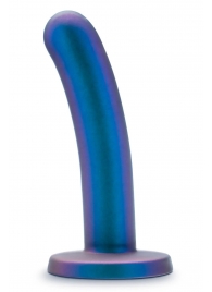Синяя насадка с гладкой поверхностью Surrender 5.75 Inch Intermediate Pegging Dildo - 14,6 см. - Blush Novelties - купить с доставкой в Красногорске