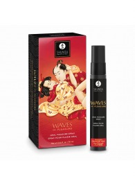 Оральный спрей Waves of Pleasure с ароматом клубники и шампанского - 20 мл. - Shunga - купить с доставкой в Красногорске