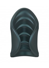 Серый сквозной мастурбатор с вибрацией Manwan Starter - Manwan - в Красногорске купить с доставкой