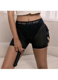 Трусики-шорты для фиксации насадок Strap-on-me Harness Lingerie Halo - size XS - Strap-on-me - купить с доставкой в Красногорске