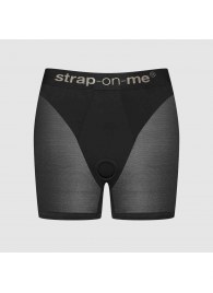 Трусики-шорты для фиксации насадок Strap-on-me Harness Lingerie Halo - size XS - Strap-on-me - купить с доставкой в Красногорске