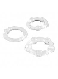 Набор из 3 эрекционных прозрачных колец - Boys of Toys - в Красногорске купить с доставкой