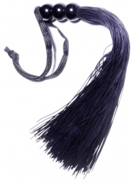 Черная силиконовая плетка - 25,4 см. - Boys of Toys - купить с доставкой в Красногорске