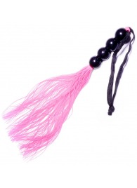 Розовая силиконовая плеть - 35,5 см. - Boys of Toys - купить с доставкой в Красногорске