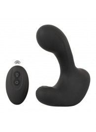 Черная анальная вибропробка с функцией расширения RC Butt Plug with 3 functions - Orion - в Красногорске купить с доставкой