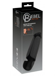 Черный вибромастурбатор с трехточечной стимуляцией Penis Trainer with 3 Point Stimulation - Orion - в Красногорске купить с доставкой