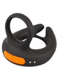 Черный вибростимулятор мошонки RC Scrotum Stimulator with Vibration - Orion - в Красногорске купить с доставкой