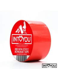 Красный скотч для фиксации Non-Sticky Bondage Tape - 15 м. - Intoyou - купить с доставкой в Красногорске