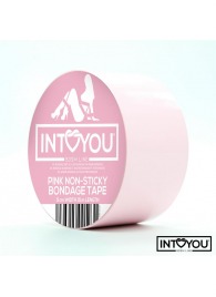 Розовый скотч для фиксации Non-Sticky Bondage Tape - 15 м. - Intoyou - купить с доставкой в Красногорске