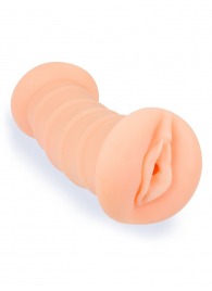 Телесный двусторонний мастурбатор с вибропулей и эрекционными кольцами в комплекте - Sexy Girl - в Красногорске купить с доставкой