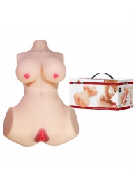 Мастурбатор-торс Aveline с 2 любовными тоннелями - Baile - в Красногорске купить с доставкой