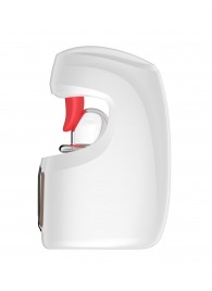 Белый мастурбатор с язычком и возвратно-поступательными движениями - Secwell - в Красногорске купить с доставкой