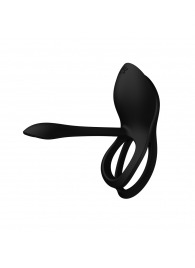 Черное эрекционное виброкольцо Bayek с пультом ДУ - Zalo - в Красногорске купить с доставкой