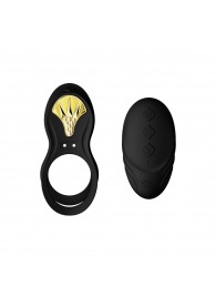 Черное эрекционное виброкольцо Bayek с пультом ДУ - Zalo - в Красногорске купить с доставкой