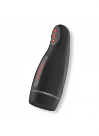 Черный автоматический мастурбатор с управлением через приложение - Oninder - в Красногорске купить с доставкой