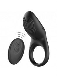 Черное эрекционное виброкольцо с пультом ДУ - Ibiza - в Красногорске купить с доставкой