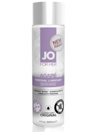 Женский лубрикант на водной основе JO AGAPE LUBRICANT ORIGINAL - 120 мл. - System JO - купить с доставкой в Красногорске