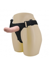 Реалистичный страпон-фаллоимитатор на трусиках Ultra Passionate Harness - 15 см. - Baile - купить с доставкой в Красногорске