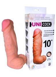 Фаллическая насадка Харнесс UNICOCK 10  - 25 см. - LOVETOY (А-Полимер) - купить с доставкой в Красногорске