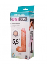 Фаллическая насадка Харнесс UNICOCK 5,5  - 17 см. - LOVETOY (А-Полимер) - купить с доставкой в Красногорске