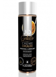 Лубрикант с ароматом крем-брюле JO GELATO CREME BRULEE - 120 мл. - System JO - купить с доставкой в Красногорске