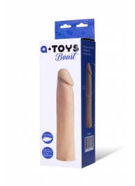 Реалистичная насадка с ярко выраженной головкой - 16,5 см. - A-toys - в Красногорске купить с доставкой