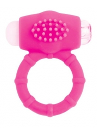 Розовое эрекционное виброкольцо A-toys - A-toys - в Красногорске купить с доставкой