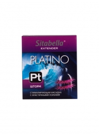 Стимулирующая насадка со спиралью из усиков Platino  Шторм - Sitabella - купить с доставкой в Красногорске
