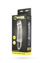 Прозрачная насадка с петлёй для фиксации - 14 см. - ToyFa - в Красногорске купить с доставкой