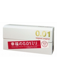 Супер тонкие презервативы Sagami Original 0.01 - 5 шт. - Sagami - купить с доставкой в Красногорске