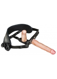 Женский страпон с вагинальной пробкой Woman Strap - 18 см. - LOVETOY (А-Полимер) - купить с доставкой в Красногорске