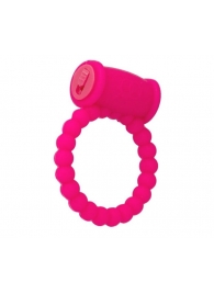 Розовое виброкольцо на пенис A-toys из силикона - A-toys - в Красногорске купить с доставкой