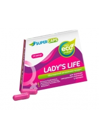 Возбуждающие капсулы Ladys Life - 14 капсул (0,35 гр.) - SuperCaps - купить с доставкой в Красногорске