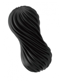 Мастурбатор FLEX Rocky Black с плотным рельефом - Tenga - в Красногорске купить с доставкой