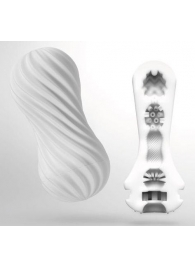 Мастурбатор FLEX Silky White с мягким рельефом - Tenga - в Красногорске купить с доставкой