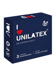 Ультрапрочные презервативы Unilatex Extra Strong - 3 шт. - Unilatex - купить с доставкой в Красногорске