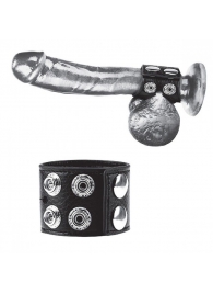 Ремень на член и мошонку 1.5  Cock Ring With Ball Strap - BlueLine - купить с доставкой в Красногорске